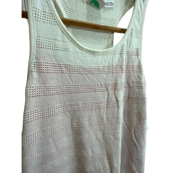 NWT ROXY Big Girls' Tea Time Dress White Crochet Top Dress & Coral‎ Tank Under - Picture 5 of 13